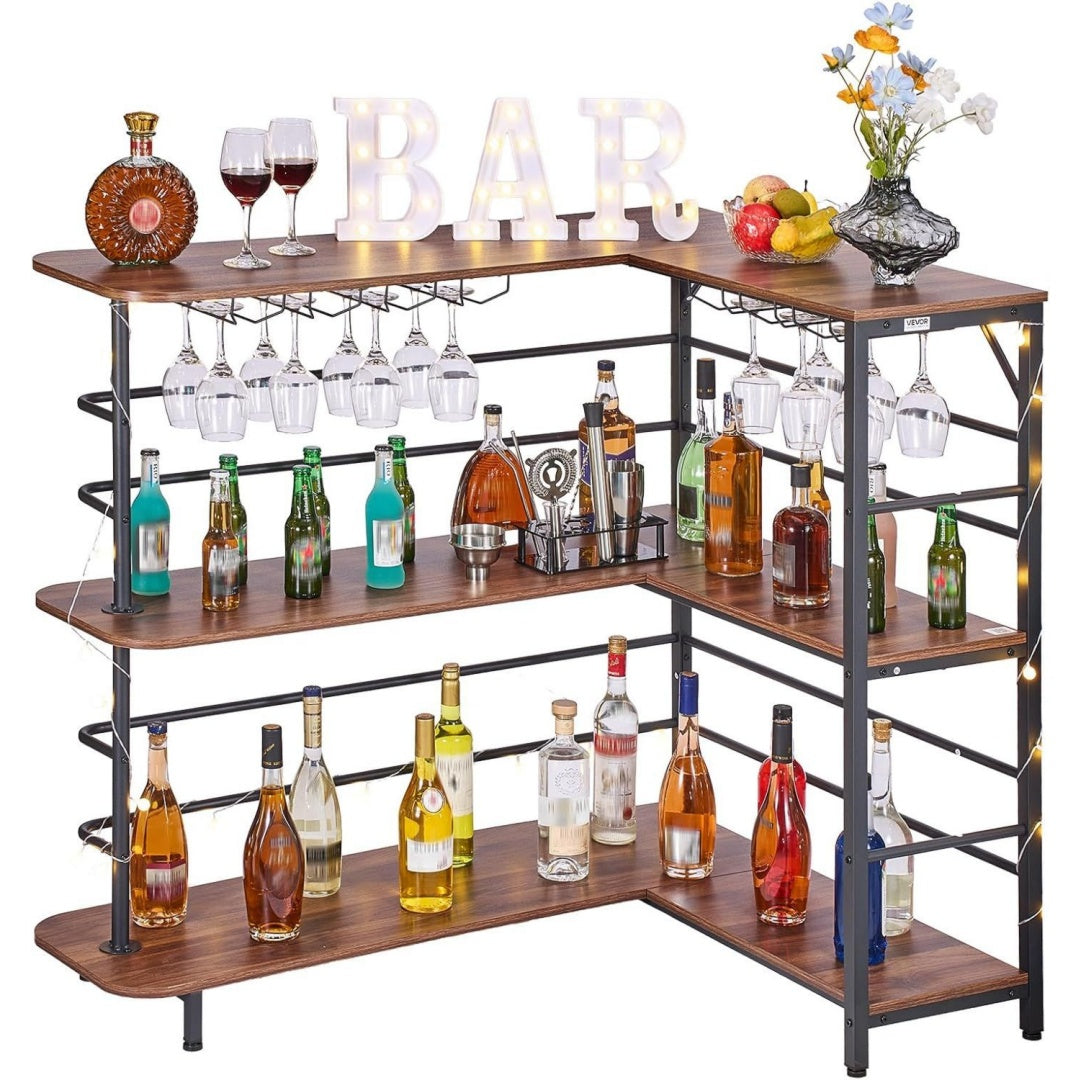 mobili da bar legno relax illuminato a led